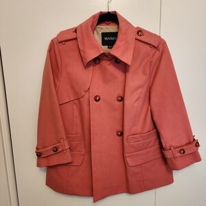 Max & Co. Women's Coral Pea Coat